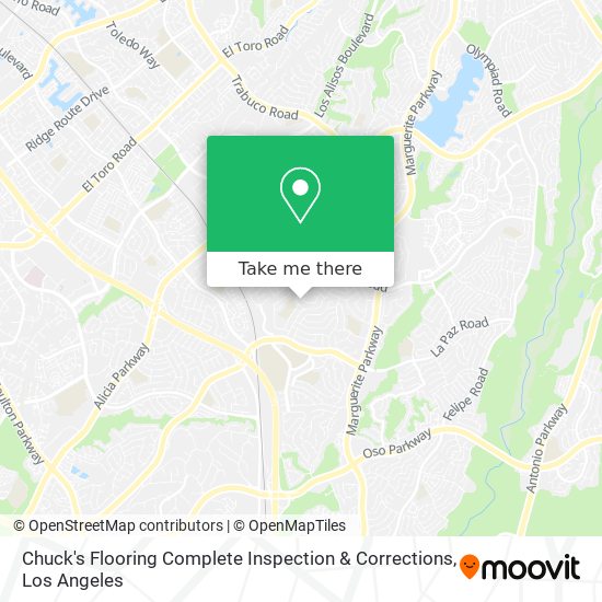 Chuck's Flooring Complete Inspection & Corrections map