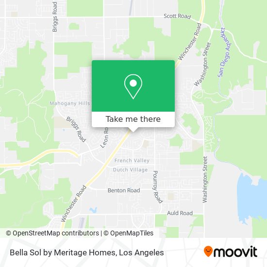 Bella Sol by Meritage Homes map