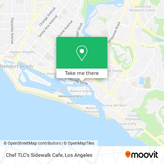 Chef TLC's Sidewalk Cafe map