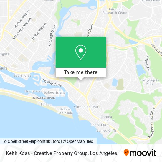 Mapa de Keith Koss - Creative Property Group