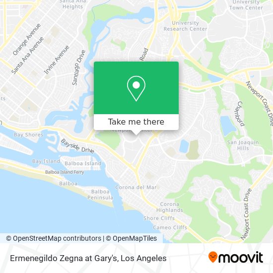 Mapa de Ermenegildo Zegna at Gary's