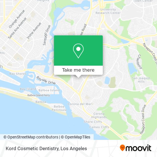 Kord Cosmetic Dentistry map