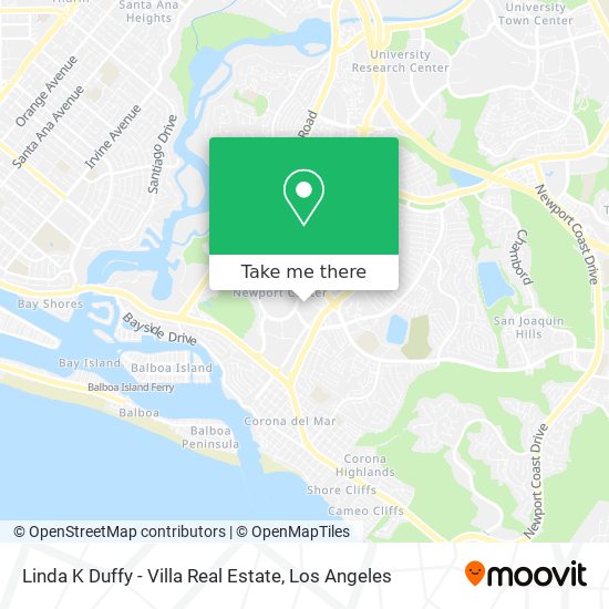 Linda K Duffy - Villa Real Estate map