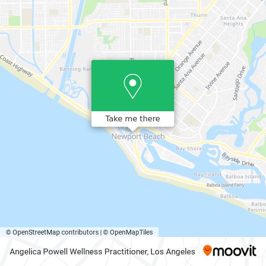 Angelica Powell Wellness Practitioner map