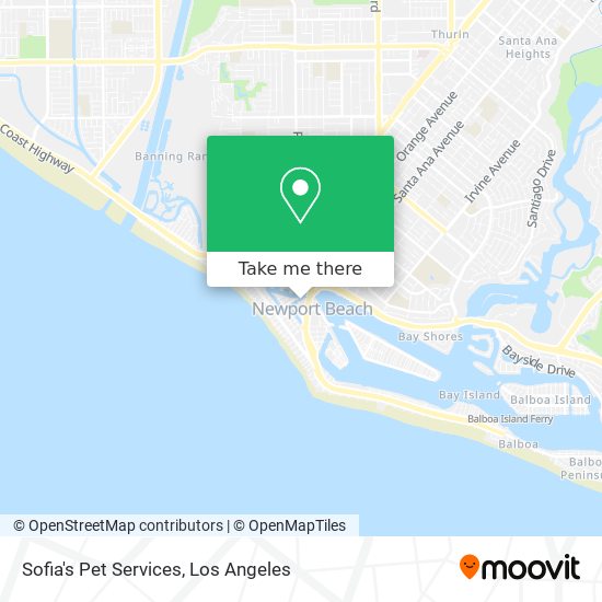 Sofia's Pet Services map