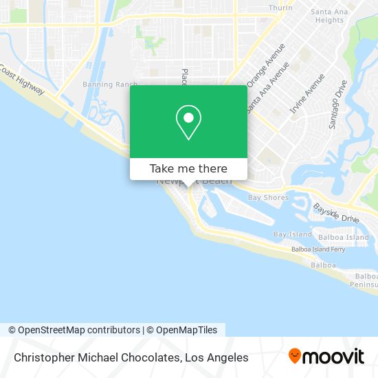 Christopher Michael Chocolates map