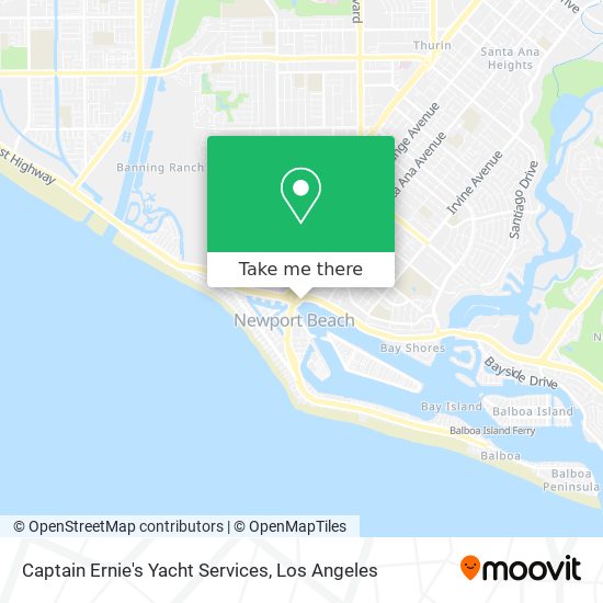 Mapa de Captain Ernie's Yacht Services