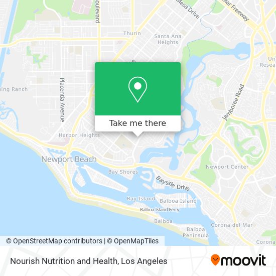 Mapa de Nourish Nutrition and Health