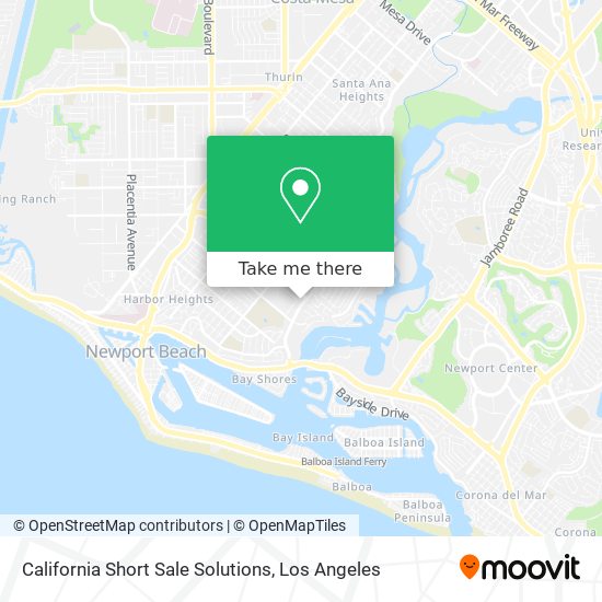California Short Sale Solutions map
