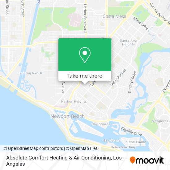 Absolute Comfort Heating & Air Conditioning map