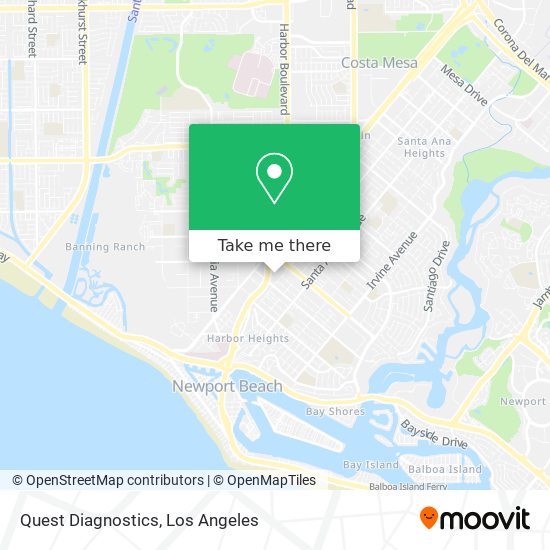 Quest Diagnostics map