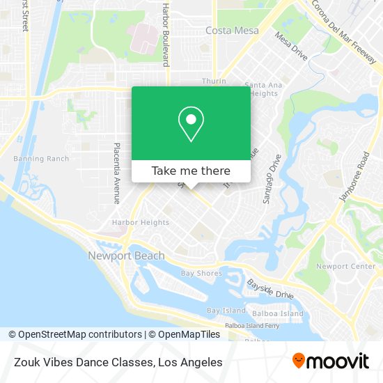 Mapa de Zouk Vibes Dance Classes