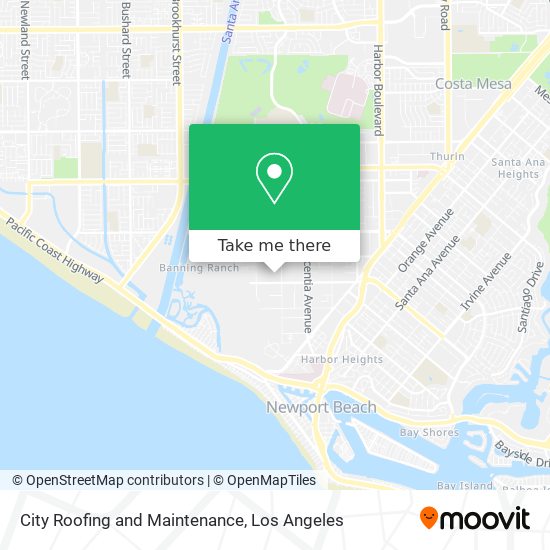 City Roofing and Maintenance map