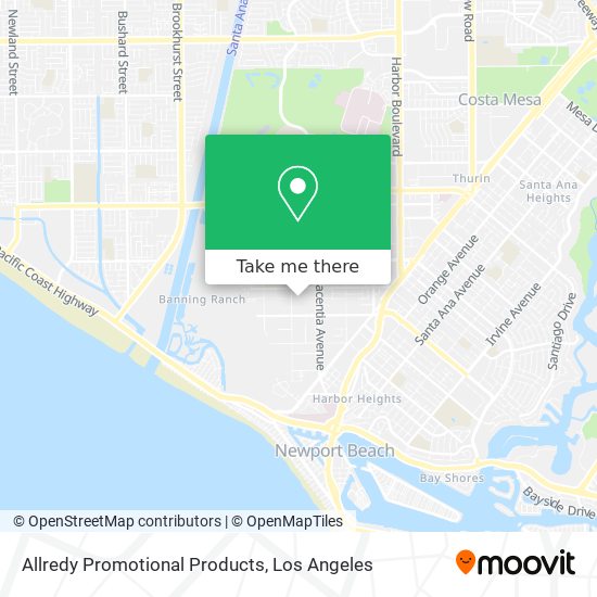 Allredy Promotional Products map