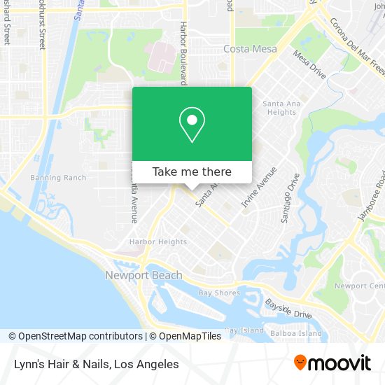 Lynn's Hair & Nails map