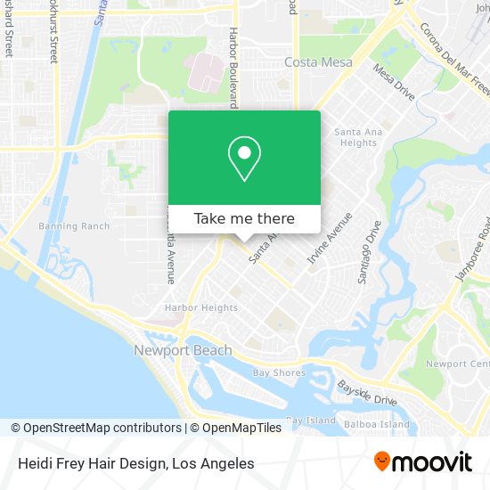 Heidi Frey Hair Design map