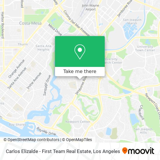 Carlos Elizalde - First Team Real Estate map