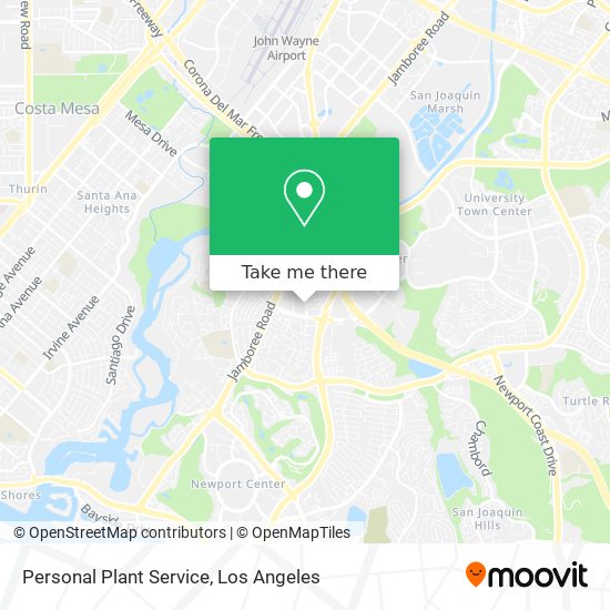 Personal Plant Service map