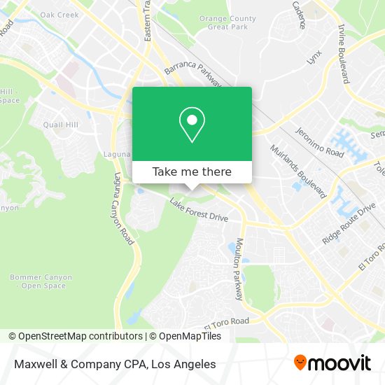 Mapa de Maxwell & Company CPA