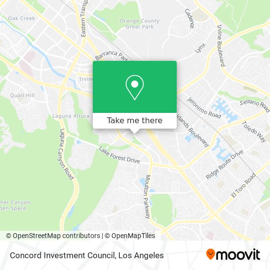 Mapa de Concord Investment Council