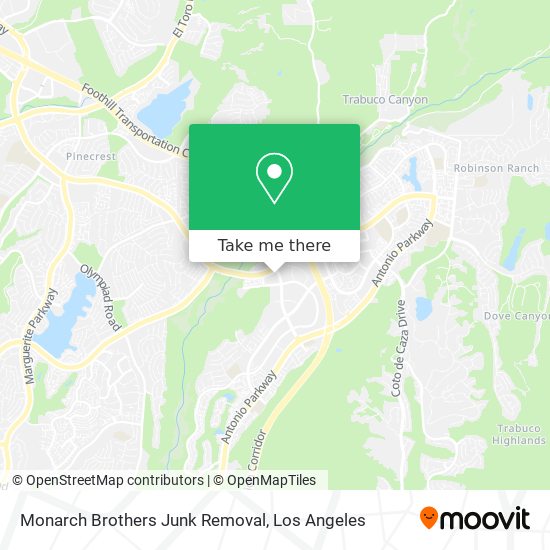 Monarch Brothers Junk Removal map