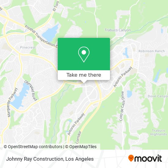 Johnny Ray Construction map