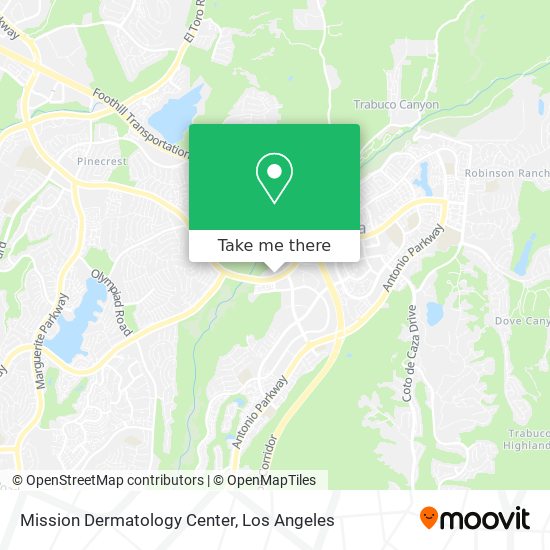 Mission Dermatology Center map