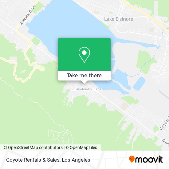 Coyote Rentals & Sales map