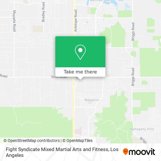 Fight Syndicate Mixed Martial Arts and Fitness map