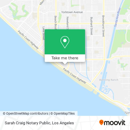 Mapa de Sarah Craig Notary Public
