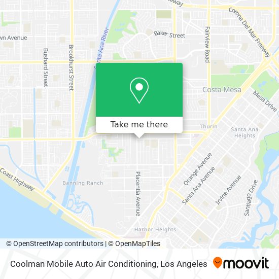 Mapa de Coolman Mobile Auto Air Conditioning