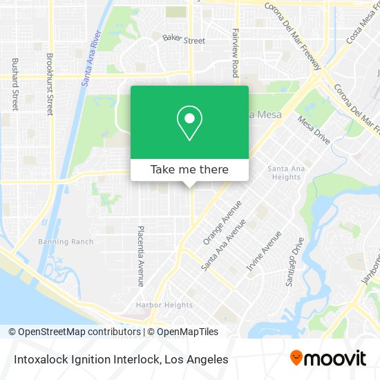 Mapa de Intoxalock Ignition Interlock