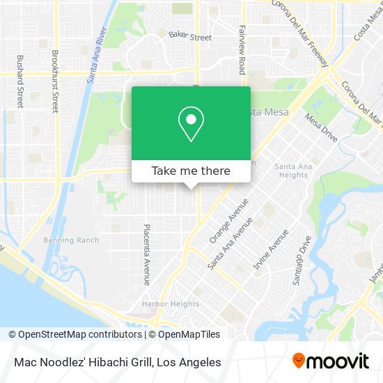 Mac Noodlez' Hibachi Grill map