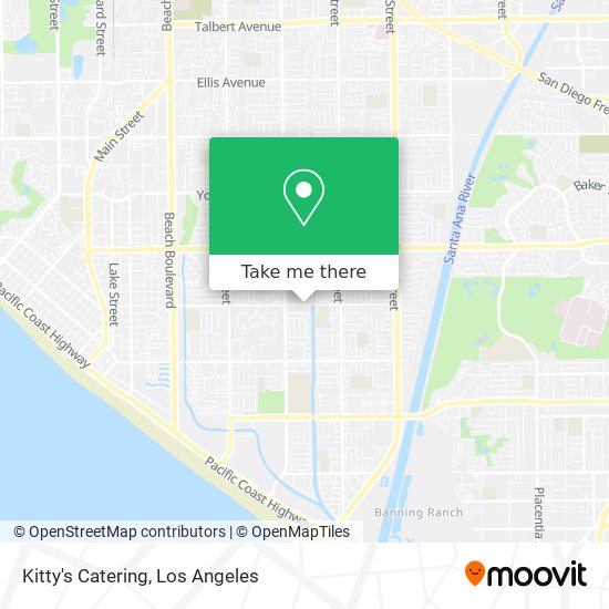 Kitty's Catering map
