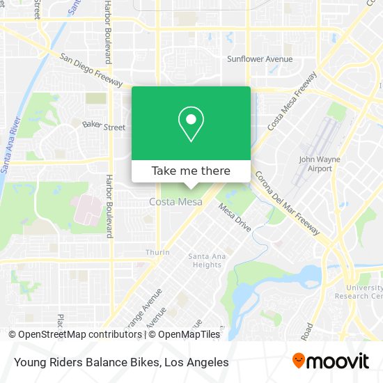 Young Riders Balance Bikes map