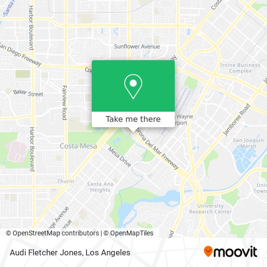 Mapa de Audi Fletcher Jones