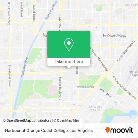 Mapa de Harbour at Orange Coast College