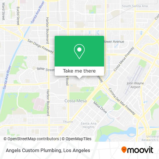 Angels Custom Plumbing map