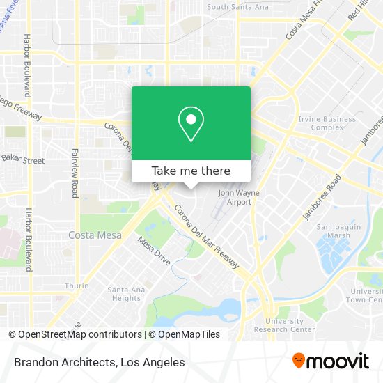 Brandon Architects map