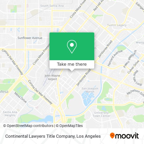 Mapa de Continental Lawyers Title Company