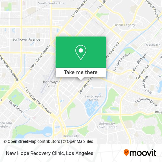 New Hope Recovery Clinic map