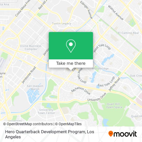 Hero Quarterback Development Program map