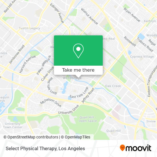 Mapa de Select Physical Therapy