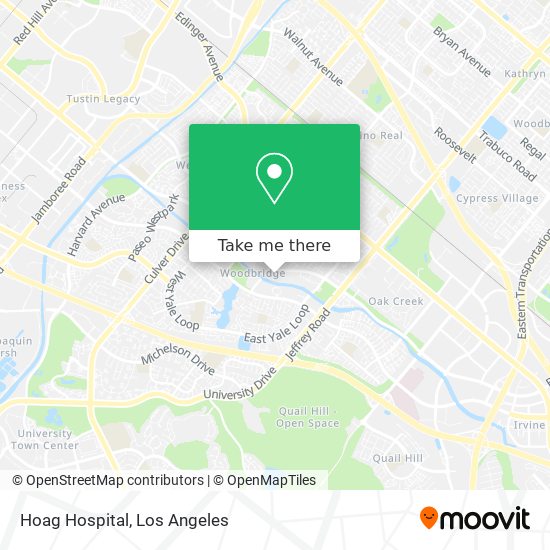 Hoag Hospital map