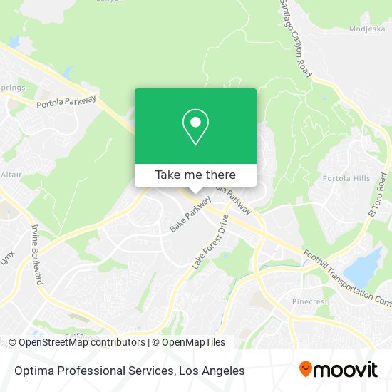 Optima Professional Services map