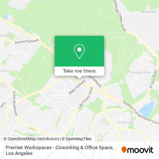 Premier Workspaces - Coworking & Office Space map