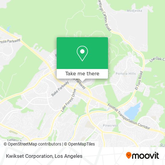 Mapa de Kwikset Corporation