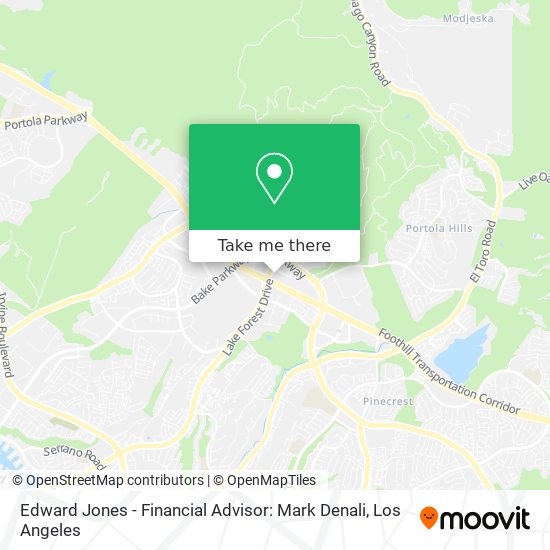 Mapa de Edward Jones - Financial Advisor: Mark Denali
