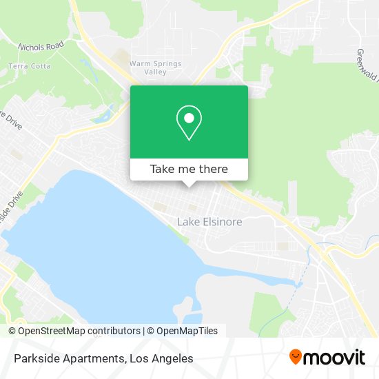 Mapa de Parkside Apartments