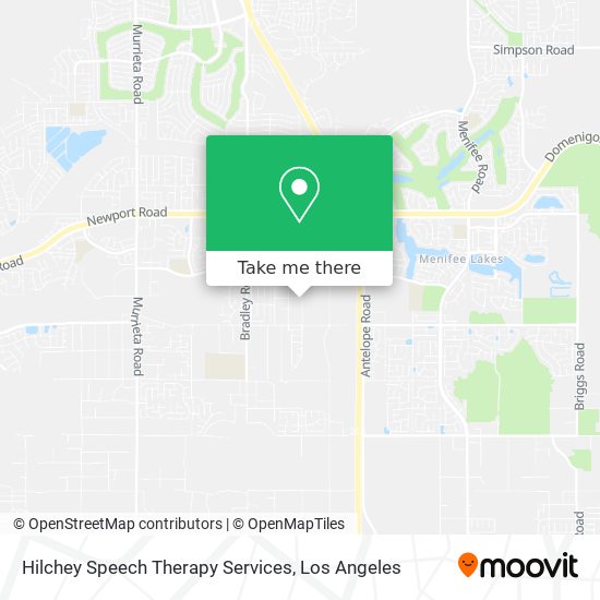 Hilchey Speech Therapy Services map